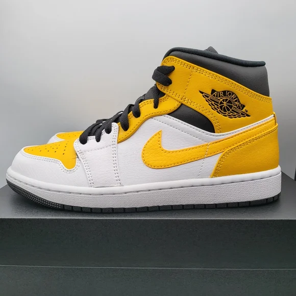 Jordan | Shoes | New Air Jordan Mid University Gold Black  display picture 3